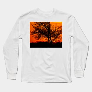 Fiery sunset Long Sleeve T-Shirt